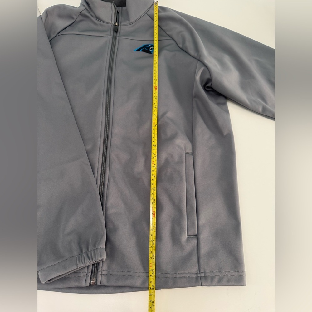 Carolina Panthers Men's Steel Gray Full-Zip Jacket by Antigua Men’s Size XL - Picture 10 of 14